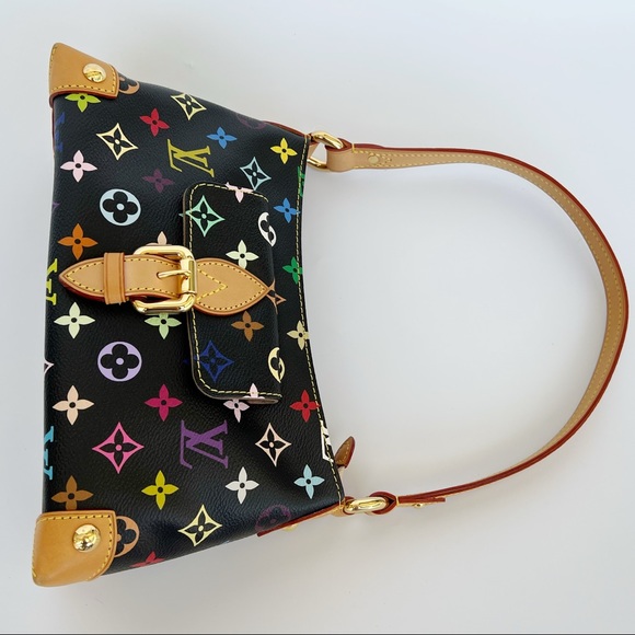 Authentic✅Louis Vuitton Eliza Monogram Multicolor Black Noir M40099 Shoulder Bag - Picture 5 of 12